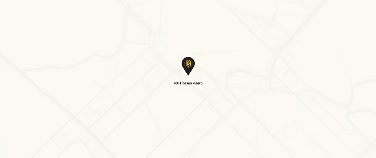 골든 스파이럴 위치를 나타내는 서울 강남 지역의 지도 이미지